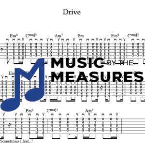Strum Guitar Tablature for "Drive" by Incubus 