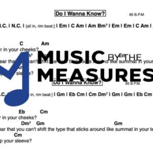 Lead Sheet for "Do I Wanna Know?" by Arctic Monkeys