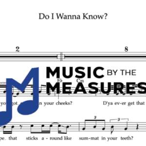 Melody Sheet Music for "Do I Wanna Know?" by Arctic Monkeys