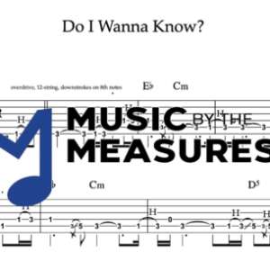 Rhythm Guitar Tablature for "Do I Wanna Know?" by Arctic Monkeys