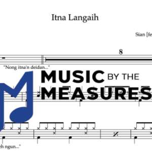 Drum Sheet Music for "Tina Langaih" by Sian