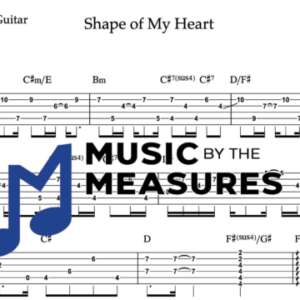 Lead Guitar Tablature for "Shape of My Heart" by Sting