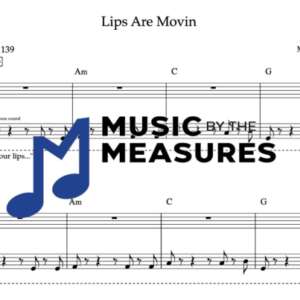 Keyboard Sheet Music for "Lips Are Movin" by Meghan Trainor