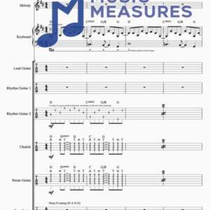 Full Band Sheet Music for "More Than a Feeling" by Boston
