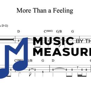Bass Guitar Tablature for "More Than a Feeling" by Boston