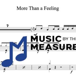 Drum Sheet Music for "More Than a Feeling" by Boston