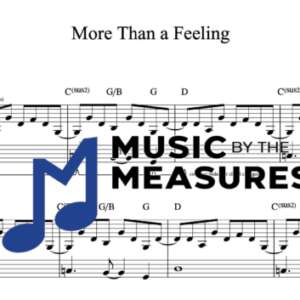 Keyboard Sheet Music for "More Than a Feeling" by Boston