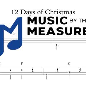 12 Days of Christmas by Jason Manns accurate bass sheet music transcription preview