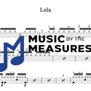 Drum Sheet Music for "Lola" by The Kinks
