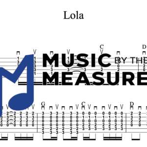 Strum Guitar Tablature for "Lola" by The Kinks