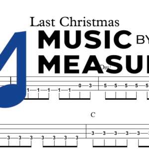 Last Christmas by Taylor Swift accurate bass sheet music transcription preview