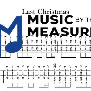 Last Christmas by Taylor Swift accurate arrangement strum guitar sheet music preview