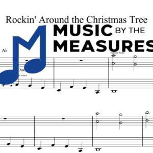 Rockin' Around the Christmas Tree by Miley Cyrus accurate keyboard sheet music transcription preview