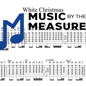 White Christmas by Taylor Swift accurate lead guitar sheet music transcription preview