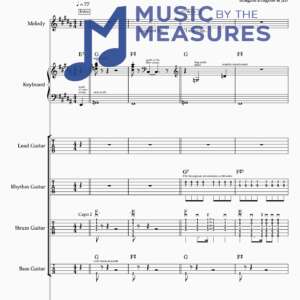 Full Band Sheet Music for "Enemy" by Imagine Dragons & JID