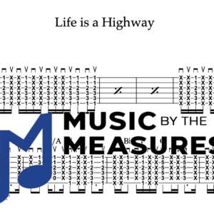 Strum Guitar Tablature for "Life is a Highway" by Rascal Flatts