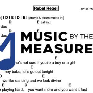 Lead Sheet for "Rebel Rebel" by David Bowie