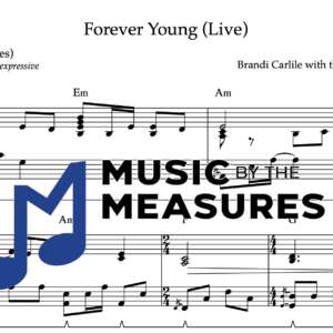 Keyboard Sheet Music for "Forever Young" by Brandi Carlile