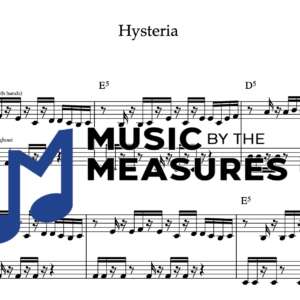 Keyboard Sheet Music for "Hysteria" by Muse