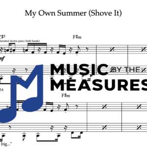 Keyboard Sheet Music for "My Own Summer (Shove It)" by Deftones