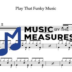 Drum Sheet Music for "Play That Funky Music" by Wild Cherry