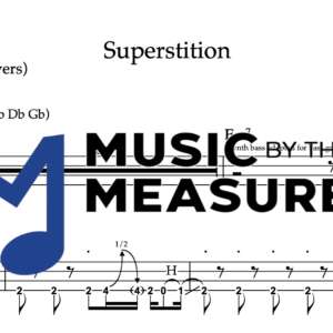 Bass Guitar Tablature for "Superstition" by Stevie Wonder