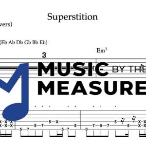 Lead Guitar Tablature for "Superstition" by Stevie Wonder