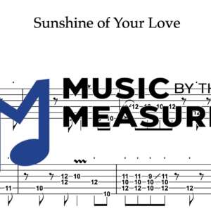 Lead Guitar Tablature for "Sunshine of Your Love" by Cream