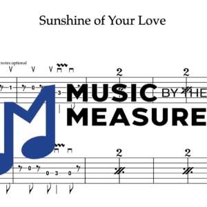 Strum Guitar Tablature for "Sunshine of Your Love" by Cream