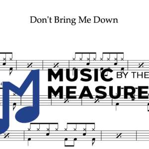 Drum Sheet Music for "Don't Bring Me Down" by Electric Light Orchestra