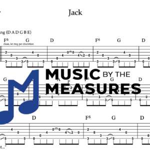Rhythm Guitar Tablature for "Jack" by HARDY