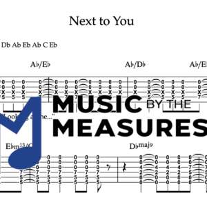 Lead Guitar Tablature for "Next to You" by Macseal