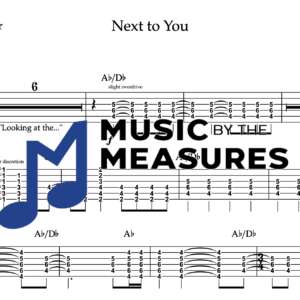 Rhythm Guitar Tablature for "Next to You" by Macseal