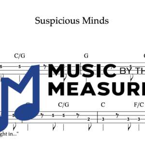 Bass Guitar Tablature for "Suspicious Minds" by Elvis Presley 