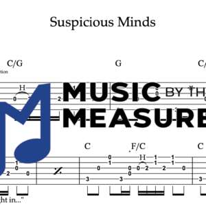 Lead Guitar Tablature for "Suspicious Minds" by Elvis Presley 