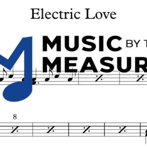 Electric Love by BØRNS accurate drum sheet music transcription preview