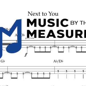 Next to You by Macseal accurate bass guitar sheet music transcription preview
