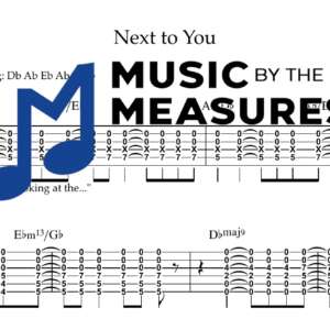 Next to You by Macseal accurate lead guitar sheet music transcription preview