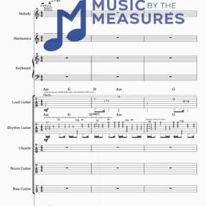 Full Band Sheet Music for "Mary Jane's Last Dance" by Tom Petty