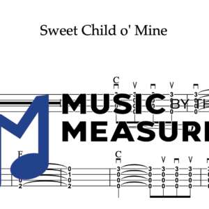 Ukulele Tablature for "Sweet Child o' Mine" by Guns N' Roses