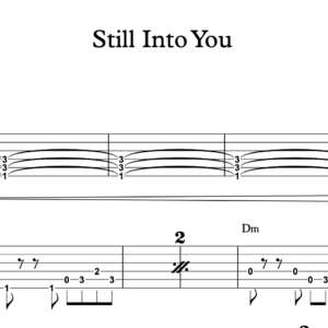 Lead Guitar Tablature for "Still Into You" by Paramore