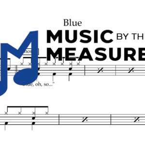 Blue by LeAnn Rimes accurate drums sheet music transcription preview