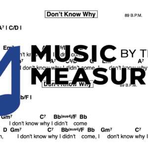Lead Sheet for "Don't Know Why" by Norah Jones