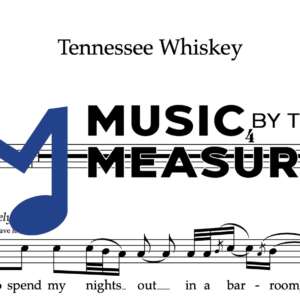 Melody Sheet Music for "Tennessee Whiskey" by Chris Stapleton 