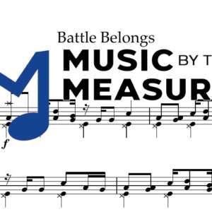 Battle Belongs by Phil Wickham accurate drums sheet music transcription preview