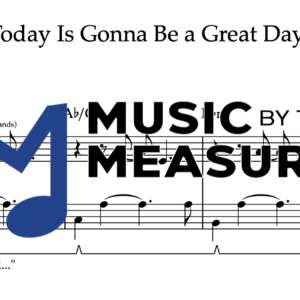 Keyboard Sheet Music for "Today Is Gonna Be a Great Day" by Bowling for Soup