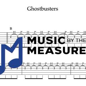 Rhythm Guitar Tablature for "Ghostbusters" by Ray Parker Jr.