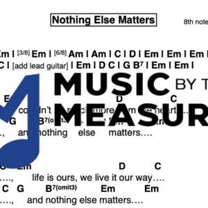 Lead Sheet for "Nothing Else Matters" by Metallica
