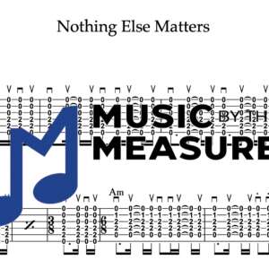Strum Guitar Tablature for "Nothing Else Matters" by Metallica