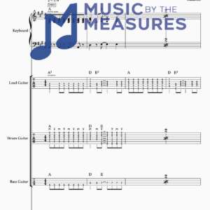 Full Band Sheet Music for "Blitzkrieg Bop" by Ramones 